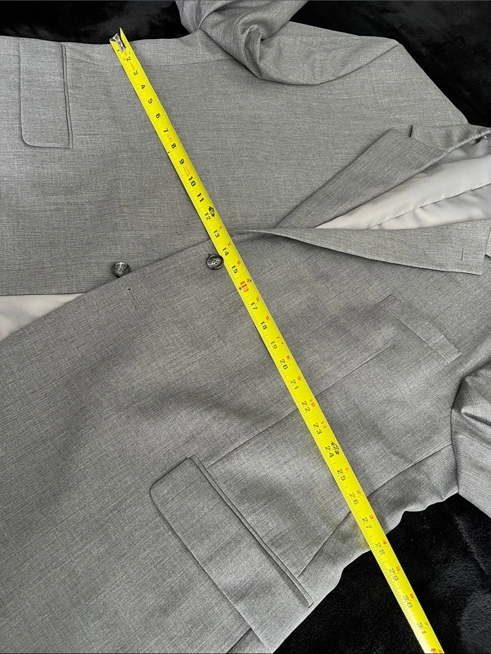 Wool blend Light Gray Blazer